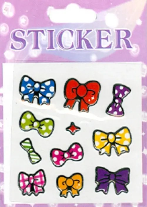 Наклейки детские (ассортимент) Наклейки детские объемные, в ассортименте