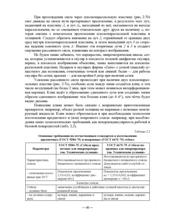 Физико-химические методы исследования и техника лабораторных работ. Основы микроскопии