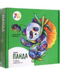 Пазл деревянный развивающий Панда, 160 деталей