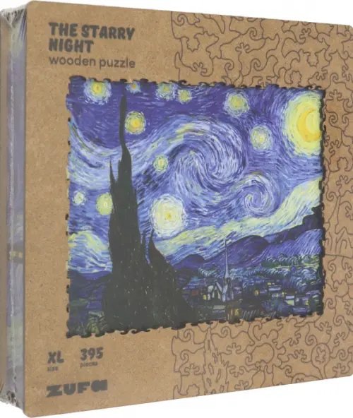Деревянный пазл с двухслойной крышкой Звездная Ночь, 395 деталей Деревянный пазл с двухслойной крышкой Звездная Ночь, 395 деталей