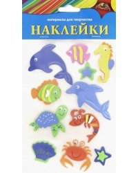 Наклейки из ЭВА. Морские обитатели. Ассорти
