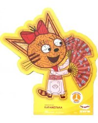Деревянный фигурный пазл Карамелька, 38 деталей