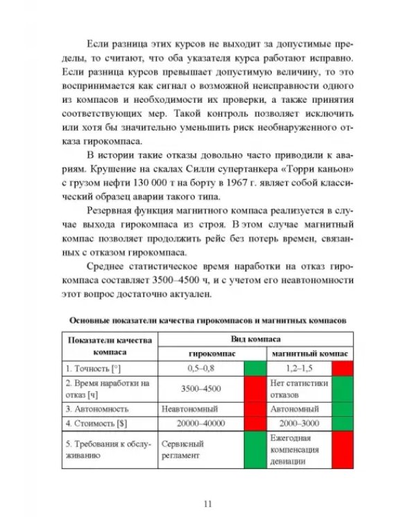 Технические средства судовождения. Морские гироскопические и магнитные компасы. Учебное пособие