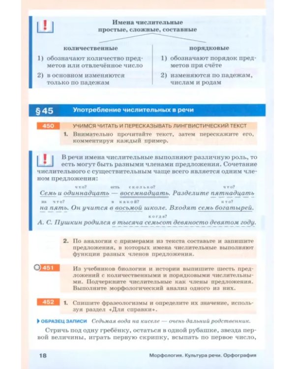 Русский язык. 6 класс. Учебное пособие. В 2-х частях. Часть 2