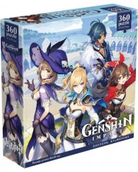 Геншин. Пазл-360 Янтарь