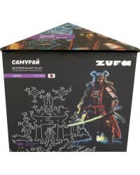 Деревянный фигурный пазл Cамурай, 155 деталей