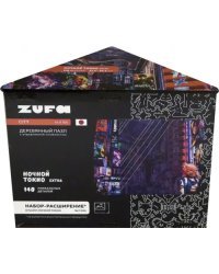 Деревянный фигурный пазл Ночной Токио, дополнение, 140 деталей