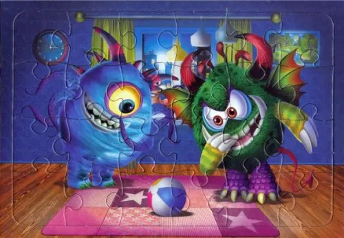 Пазлы 24 элемента Пазл Кошмарики, 24 элемента