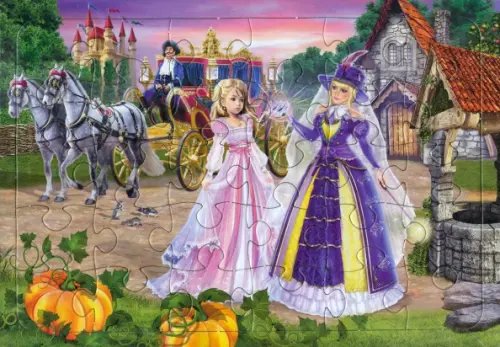 Пазлы 30 элементов Пазл Золушка, 30 элементов