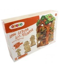 Конструктор деревянный. Дом-дерево для Лешиков