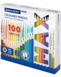 Карандаши Max, 100 цветов