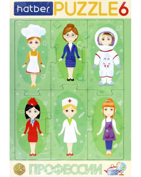 Puzzle-6 в рамке 2 в 1 О чем мечтают девочки