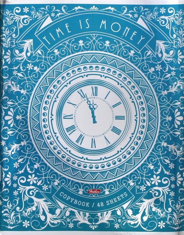 Тетрадь общая Time, 48 листов, А5, клетка, в ассортименте