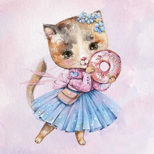 Набор для творчества Алмазная мозаика Алмазная мозаика Милая кошечка