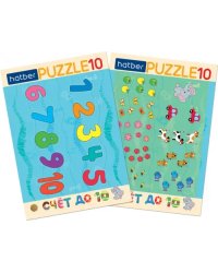 Паззл-12 в рамке Счет до 10