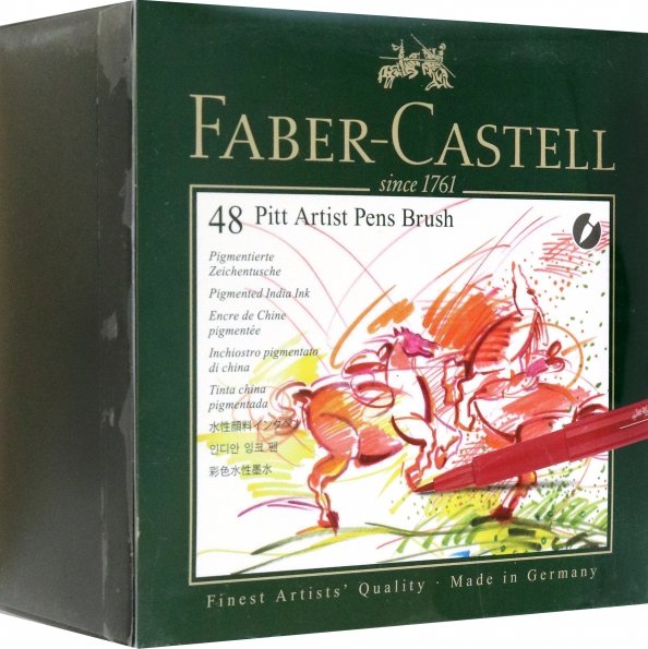 Ручки капиллярные Brush, 48 цветов