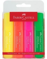 Текстовыделители TL 46 Superfluorescent, 4 цвета