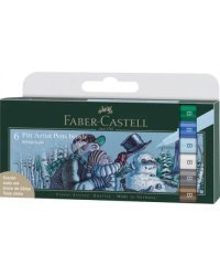 Ручки капиллярные Brush Winterlude, 6 цветов