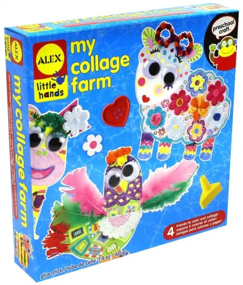 Набор для коллажей. Мои зверушки Набор для коллажей. Мои зверушки