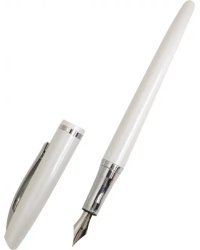 Ручка перьевая "Jazz Elegance Pearl White M" (синяя) (807081)
