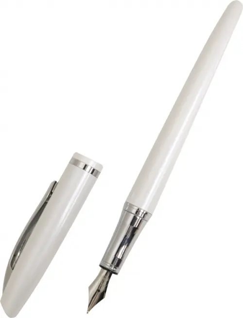 Ручка перьевая "Jazz Elegance Pearl White M" (синяя) (807081)