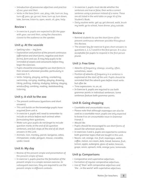 Grammar Friends 3. Teacher's Book
