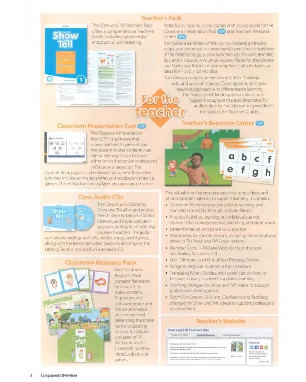 Дополнительное изображение книги «Show and Tell. Second Edition. Level 1. Teacher's Pack»