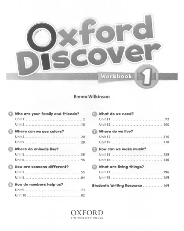 Oxford Discover. Level 1. Workbook