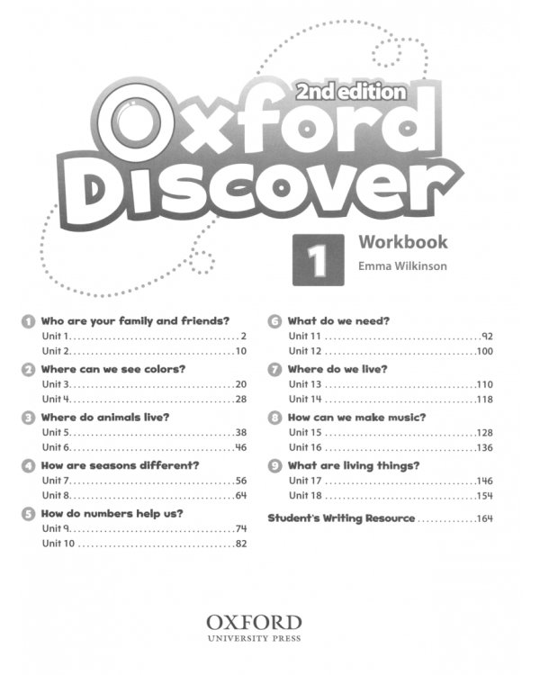 Oxford Discover. Second Edition. Level 1. Workbook with Online Practice