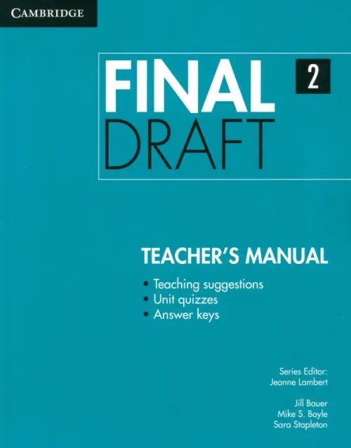 Final Draft. Level 2. Teacher's Manual