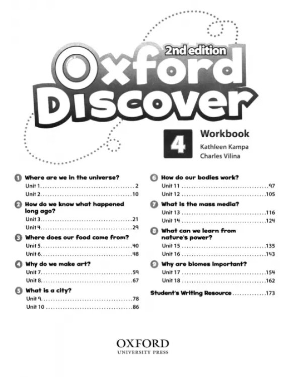 Oxford Discover. Second Edition. Level 4. Workbook with Online Practice