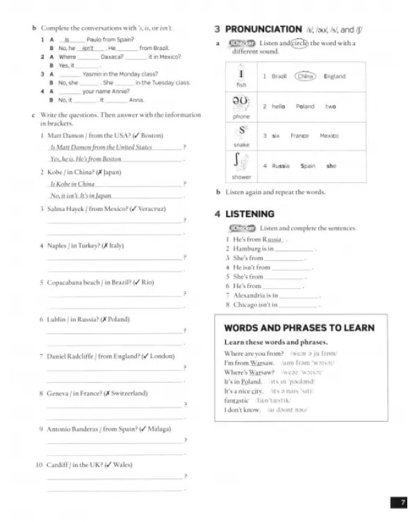English File. Third Edition. Beginner. Workbook with key