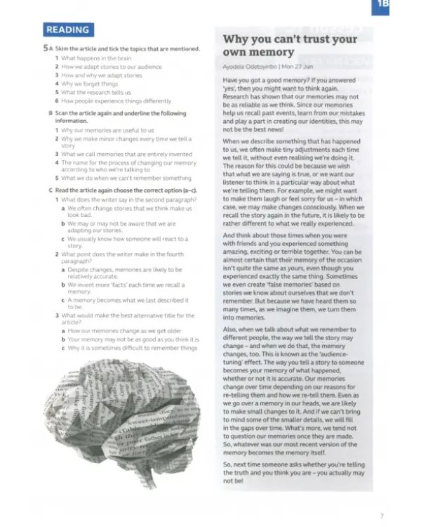 Speakout. 3rd Edition. B2. Workbook with Key