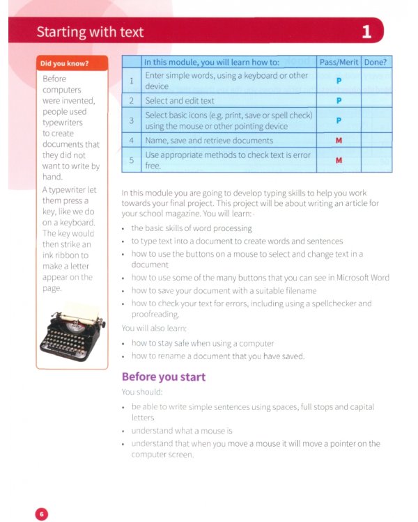 Cambridge ICT Starters. Initial Steps