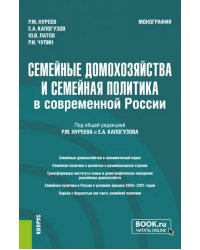 Семейные домохозяйства и семейная политика в современной России. Монография