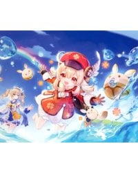 Картина для раскрашивания по номерам. Геншин. Летнее приключение