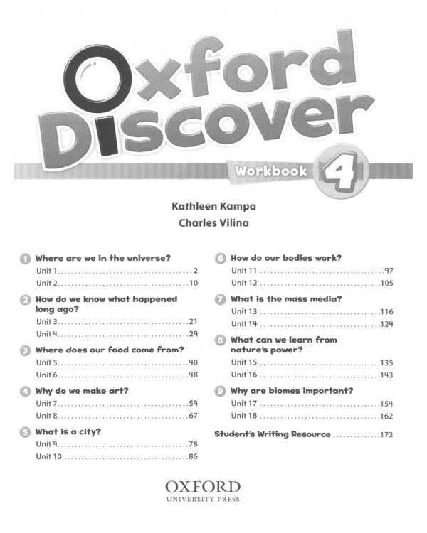 Oxford Discover. Level 4. Workbook with Online Practice