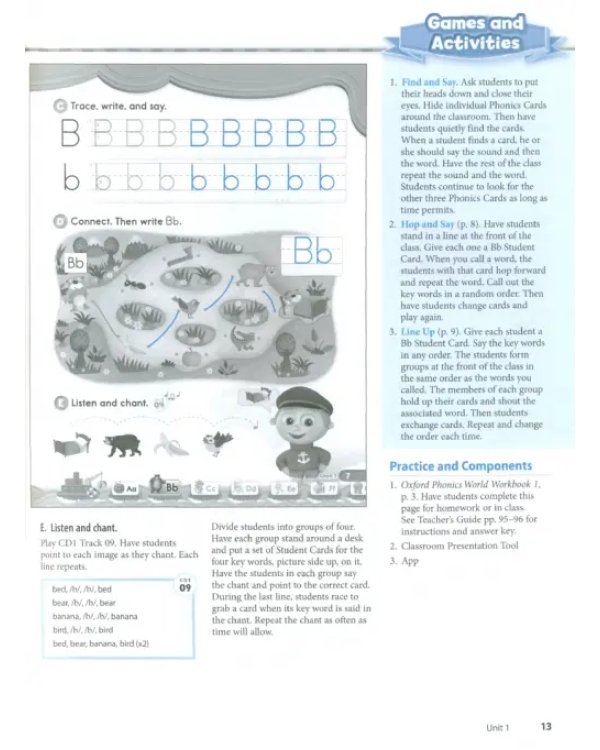 Oxford Phonics World. Level 1. Teacher's Guide with Classroom Presentation Tool