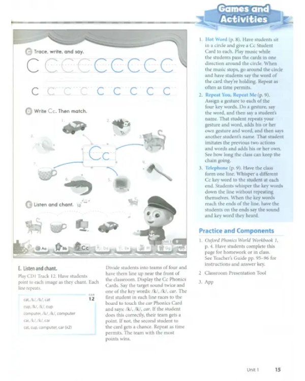 Oxford Phonics World. Level 1. Teacher's Guide with Classroom Presentation Tool