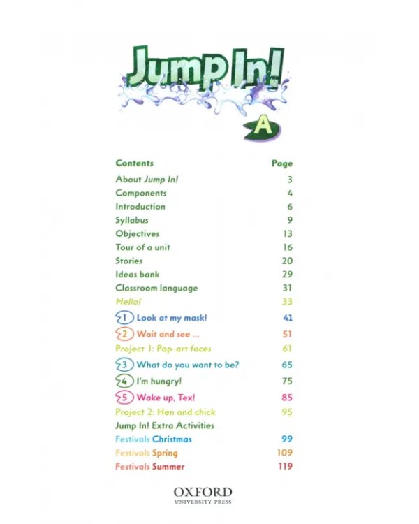 Jump In! Level A. Teacher's Book