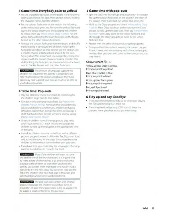 Jump In! Level A. Teacher's Book