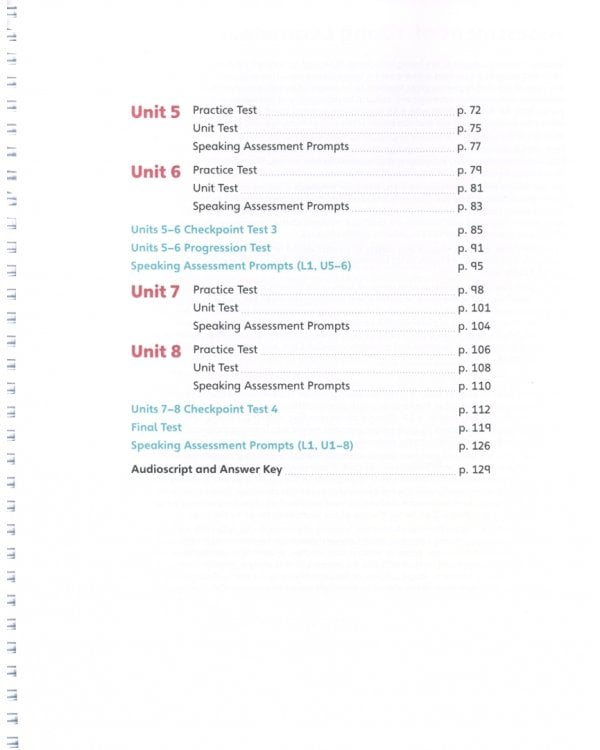 English Code. Level 1. Assessment Book