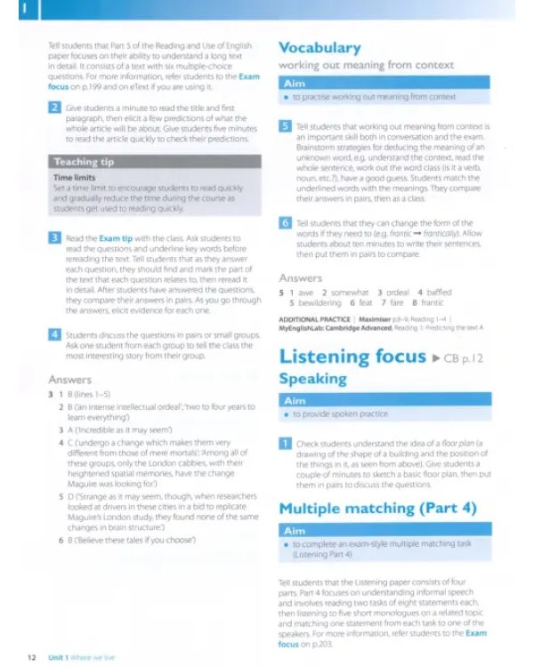 Gold. Advanced. Teacher's Book with Online Testmaster. With 2015 Exam Specifications