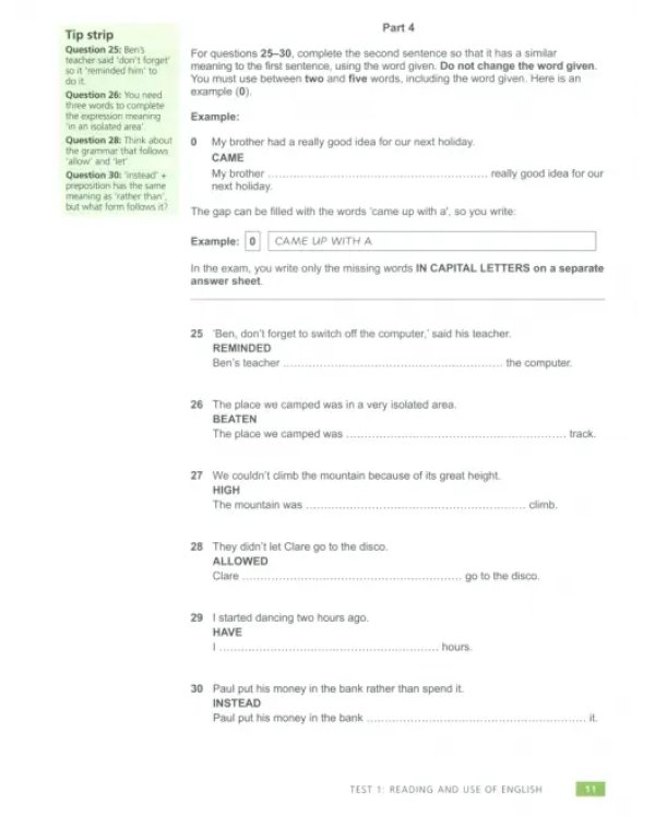 Gold Experience. Practice Tests Plus First for Schools