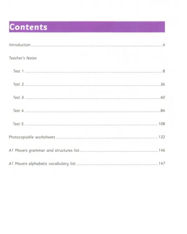 Practice Tests Plus. 2nd Edition. A1 Movers. Teacher's Guide