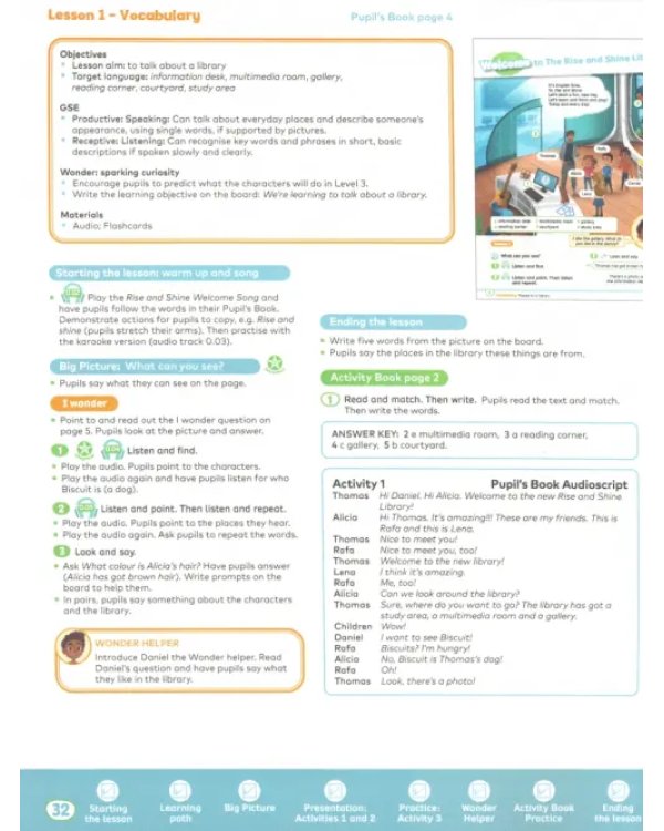 Rise and Shine. Level 1. Teacher's Book with Pupil's eBook, Activity eBook, Digital Resources