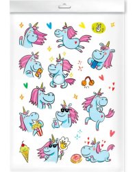 Стикеры для детей Единороги