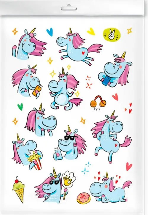 Стикеры-наклейки Стикеры для детей Единороги