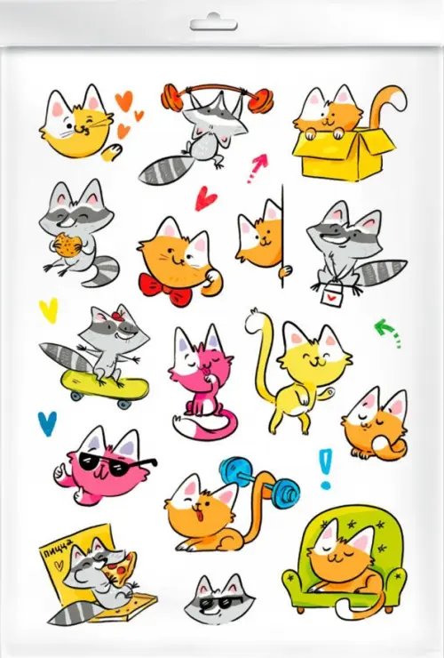 Стикеры-наклейки Стикеры для детей Милые животные