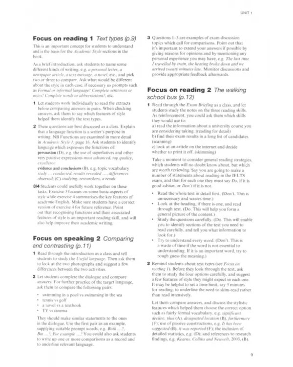 Focus on IELTS. New Edition. Teacher's Book